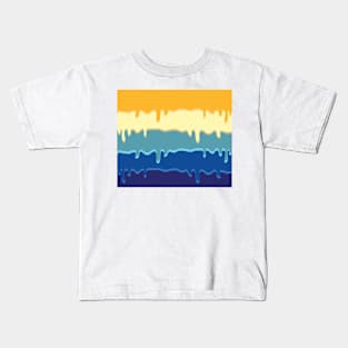 Retro Colors Ice Cream Kids T-Shirt